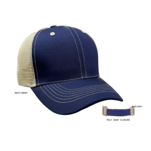 gj006 6 panel 16*10 polo mesh cap